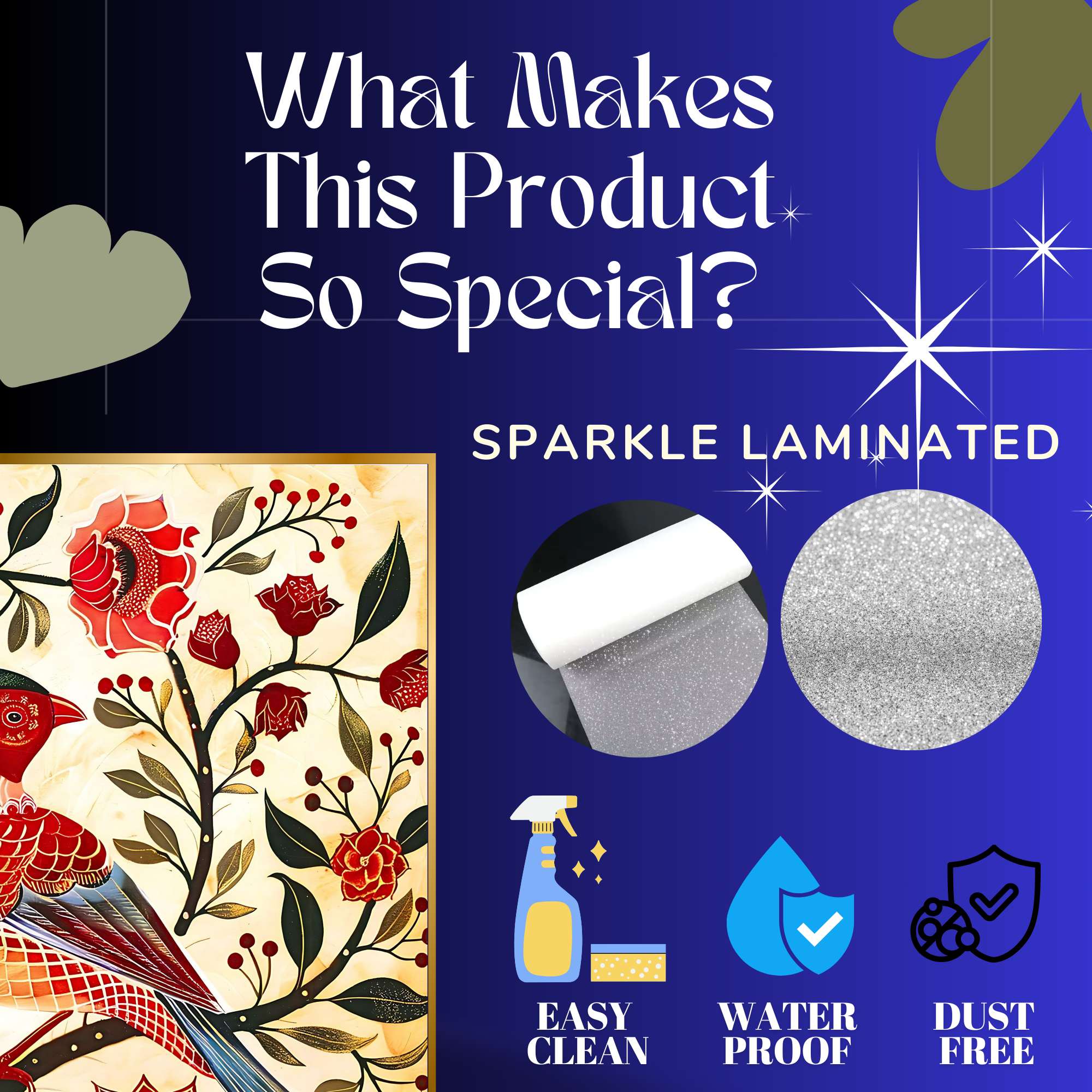 Set of Six Wall Paintings for Wall Dacoration Golden Framed Wall Paintings for Living Room & Bedroom Wall Art for Home Decoration & Office Wall Décor (17x13 inch CH-GD6-9) - Image 4